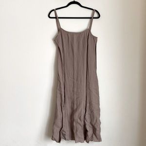 United Colors of Benetton Dress - L - 100% Linen